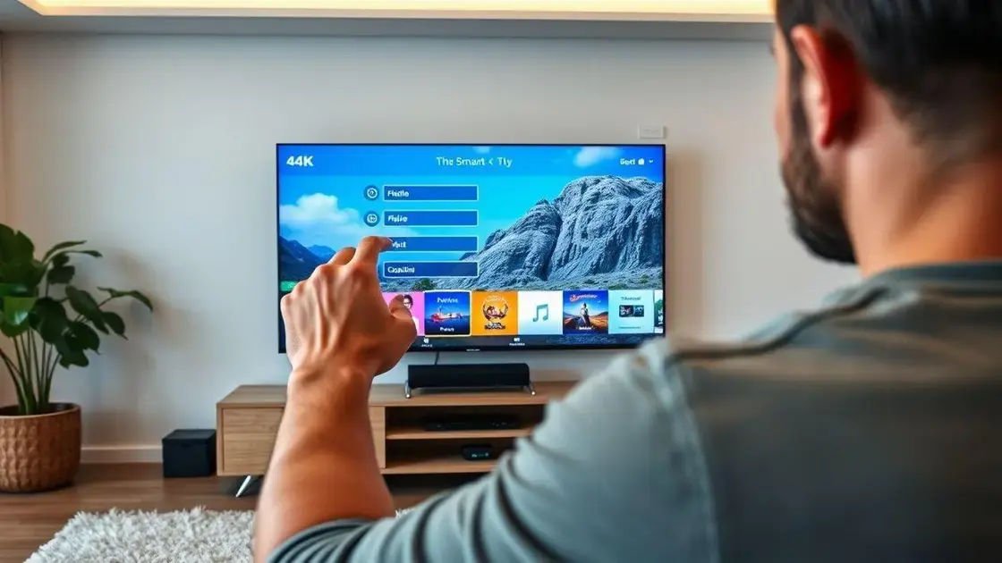 Configuração inicial ideal para Smart TV 4K (imagem e som)